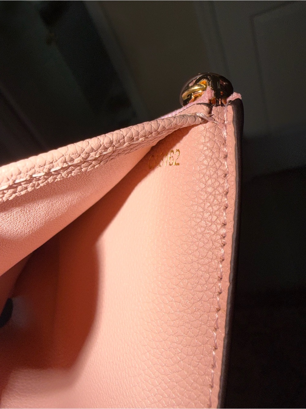 Louis Vuitton Light Pink Embossed Monogram Wallet - Picture 5 of 5